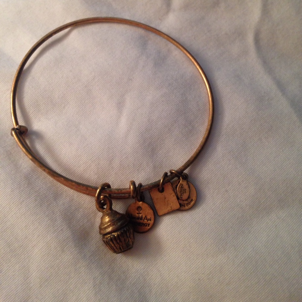 Gold Alex and Ani bangle.